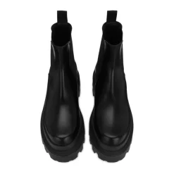 Chelsea Boots aus gebürstetem Kalbsleder