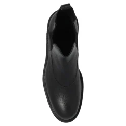 Chelsea Boots aus genarbtem Leder