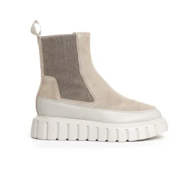 Chelsea Boots aus Leder und Wildleder
