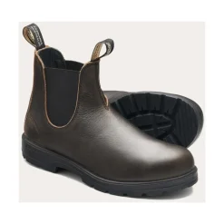 Chelsea Boots aus Vintage-braunem Premium-Leder