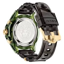 Chrono Active Silikonuhr Grün