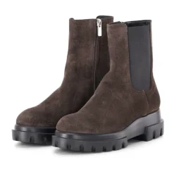 Chunky Beat Veloursleder Stiefel