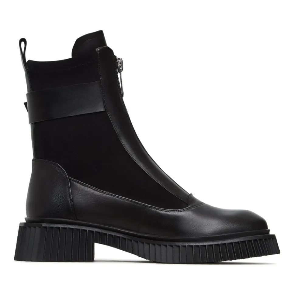Chunky Sole Ankle Boots Ciara - Schwarz