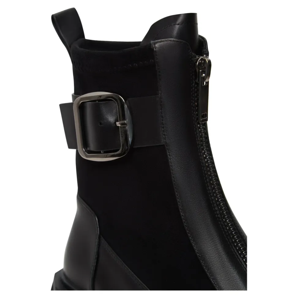 Chunky Sole Ankle Boots Ciara - Schwarz