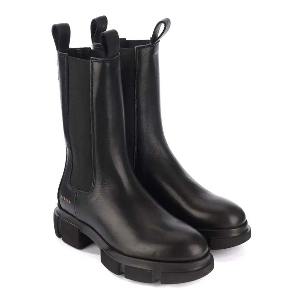 Chunky Stiefel mit 5 cm Absatz