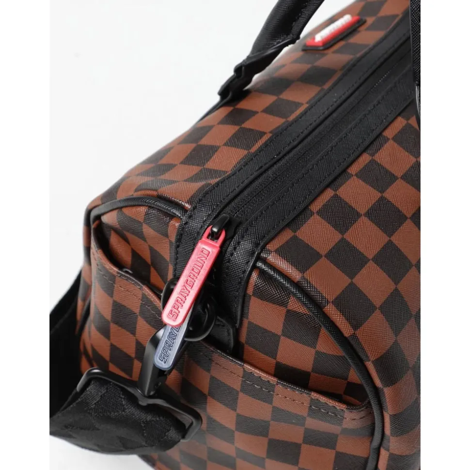 City Checkered Weekender Reisetasche