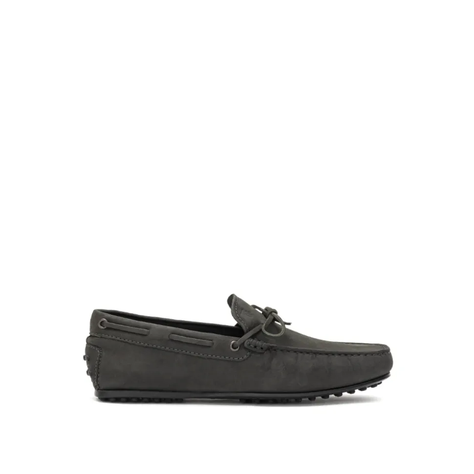 City-Loafer mit Schnürdetail