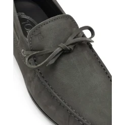 City-Loafer mit Schnürdetail