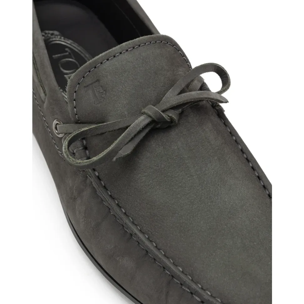 City-Loafer mit Schnürdetail