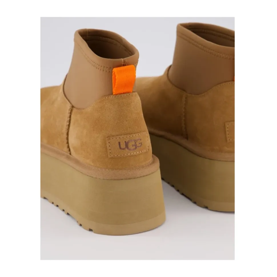 Classic Mini Dipper Stiefel Chestnut