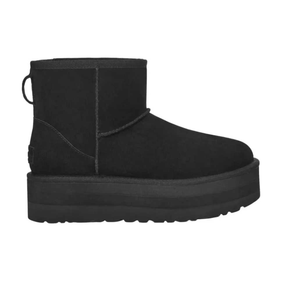 Classic Mini Platform Stiefel Black