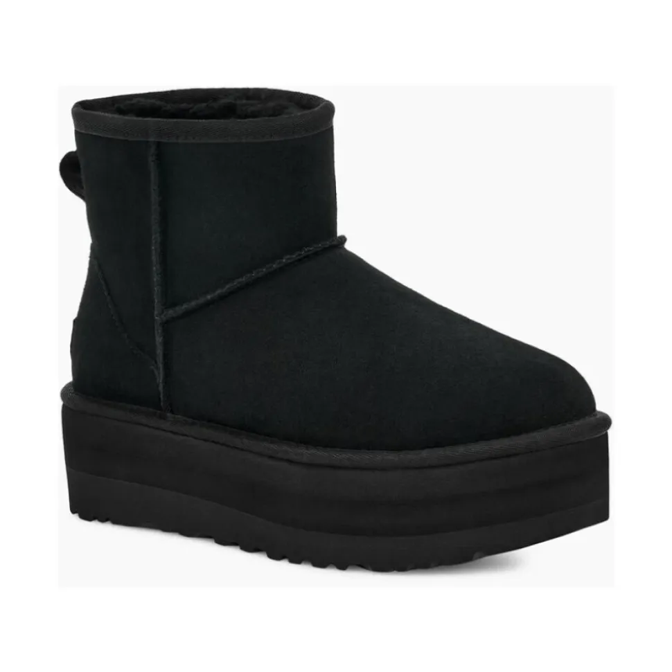 Classic Mini Platform Stiefel Black