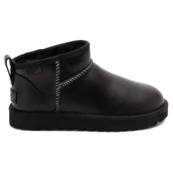 Classic Ultra Mini Leather Regenerate Stiefel Black