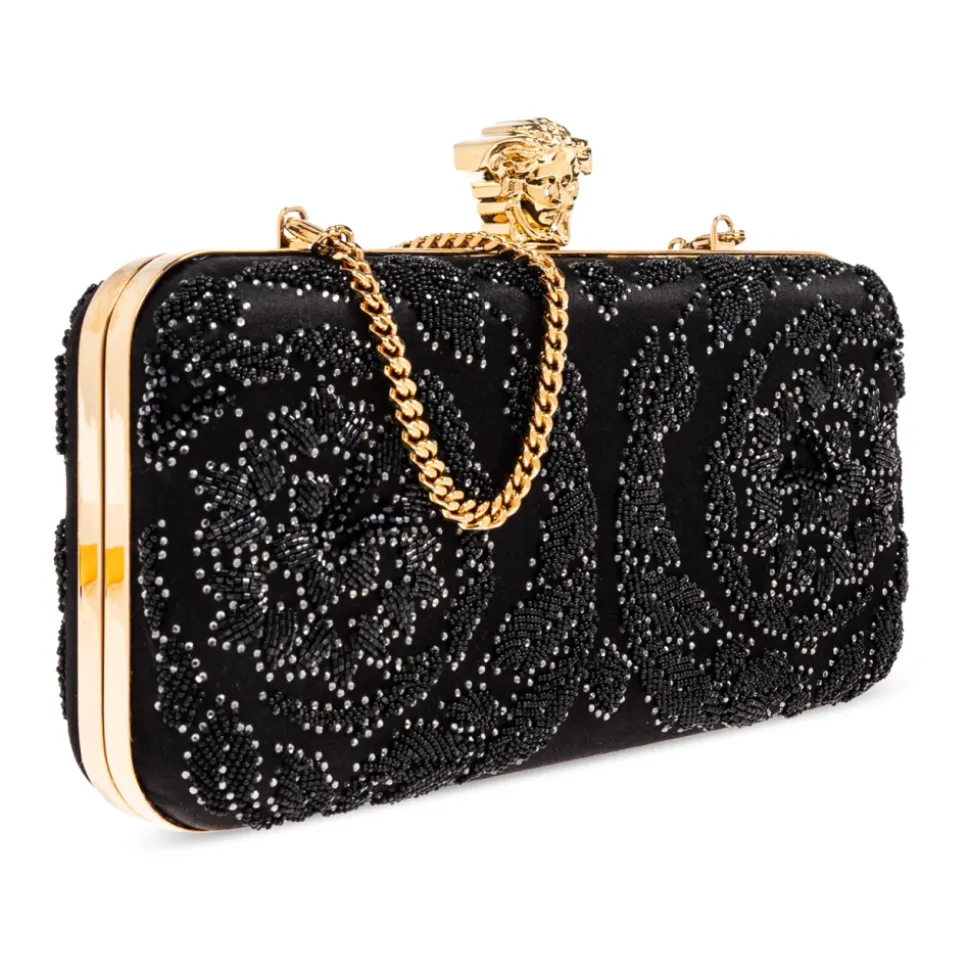 Clutch-Tasche mit schimmernden Verzierungen