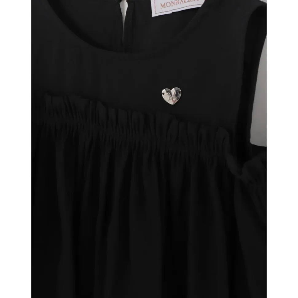 Cold Shoulder Ruffle Top