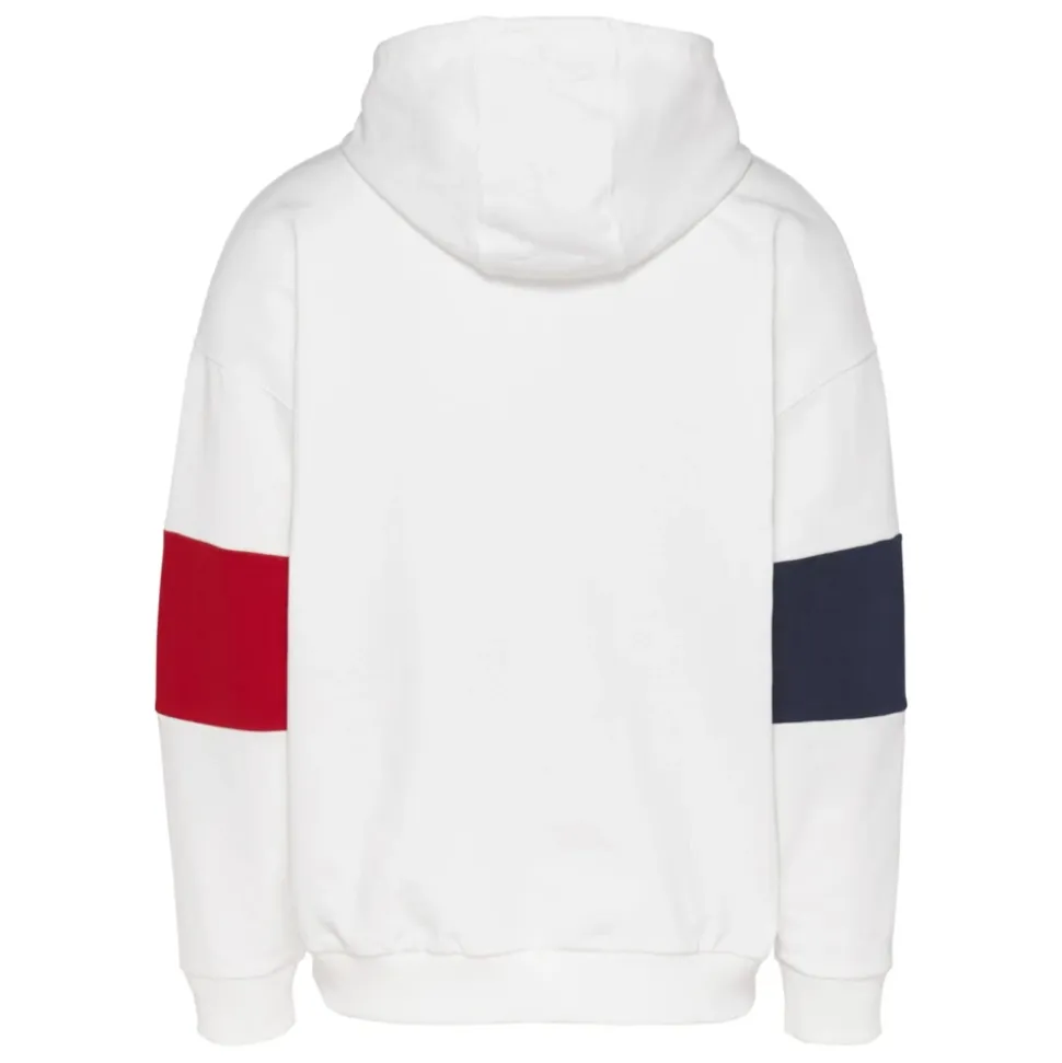Cotton Hoodie mit weißem Logo