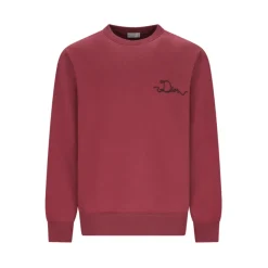 Crewneck 71cm Ribben Embroidery Fashion Fit