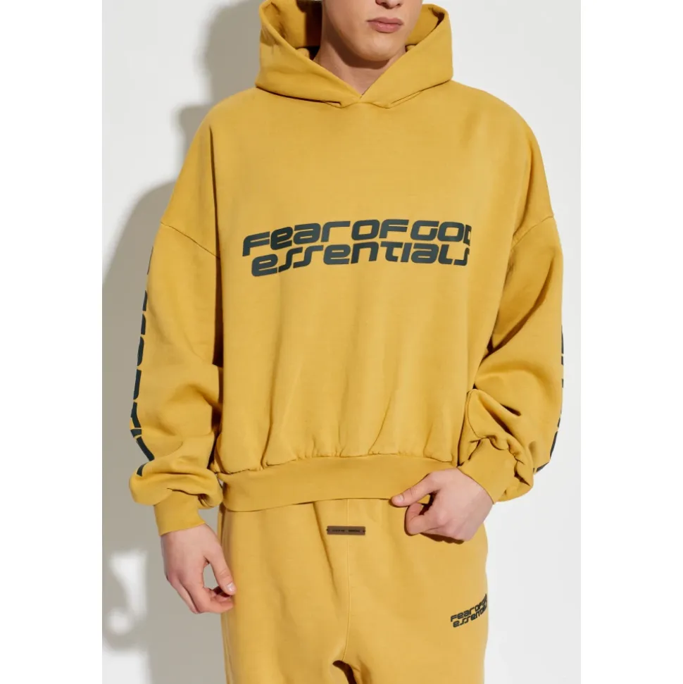Cropped Relaxed Hoodie
