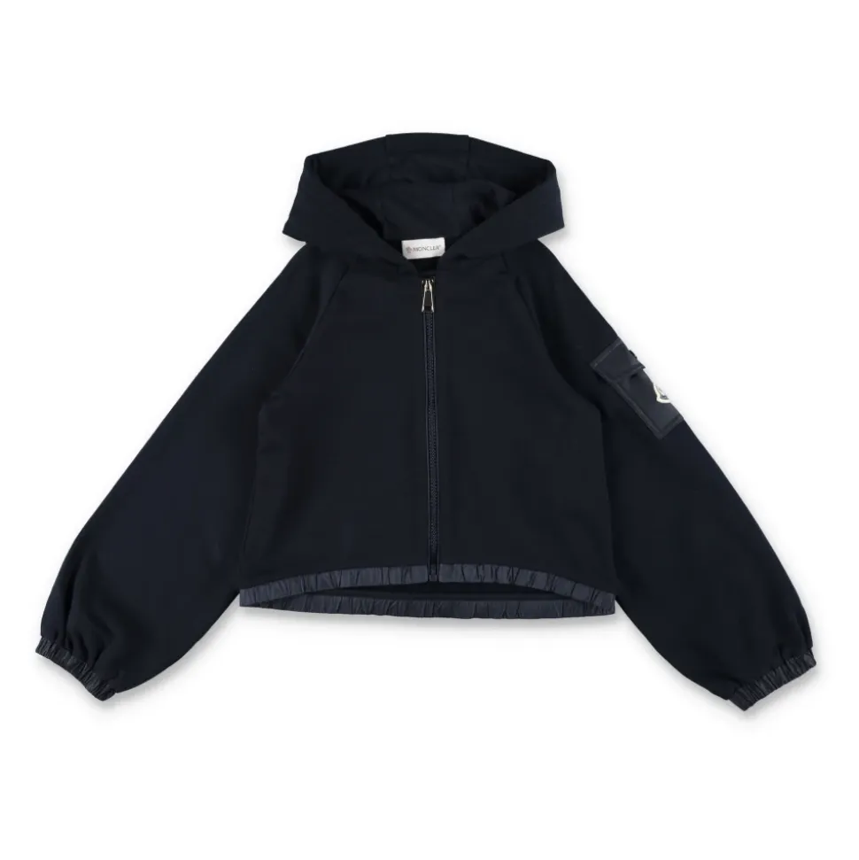 Cropped Zip Hoodie
