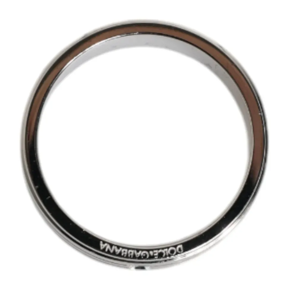 Crystal Logo Messingring