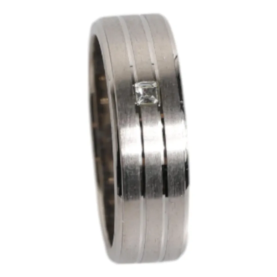 Crystal Logo Messingring