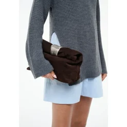 Cuff Suede Clutch