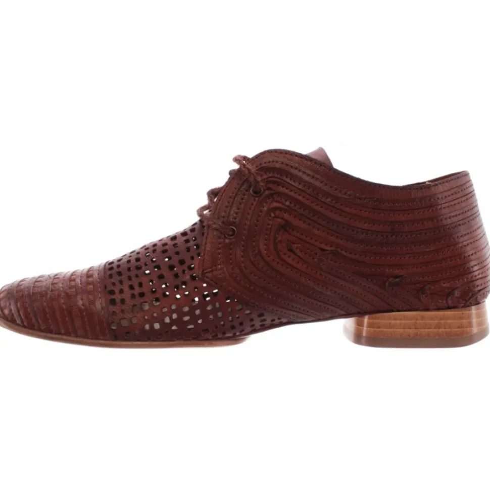 Damen Schuhe iXOS Pasolini Echtes Leder Braun Made In Italy