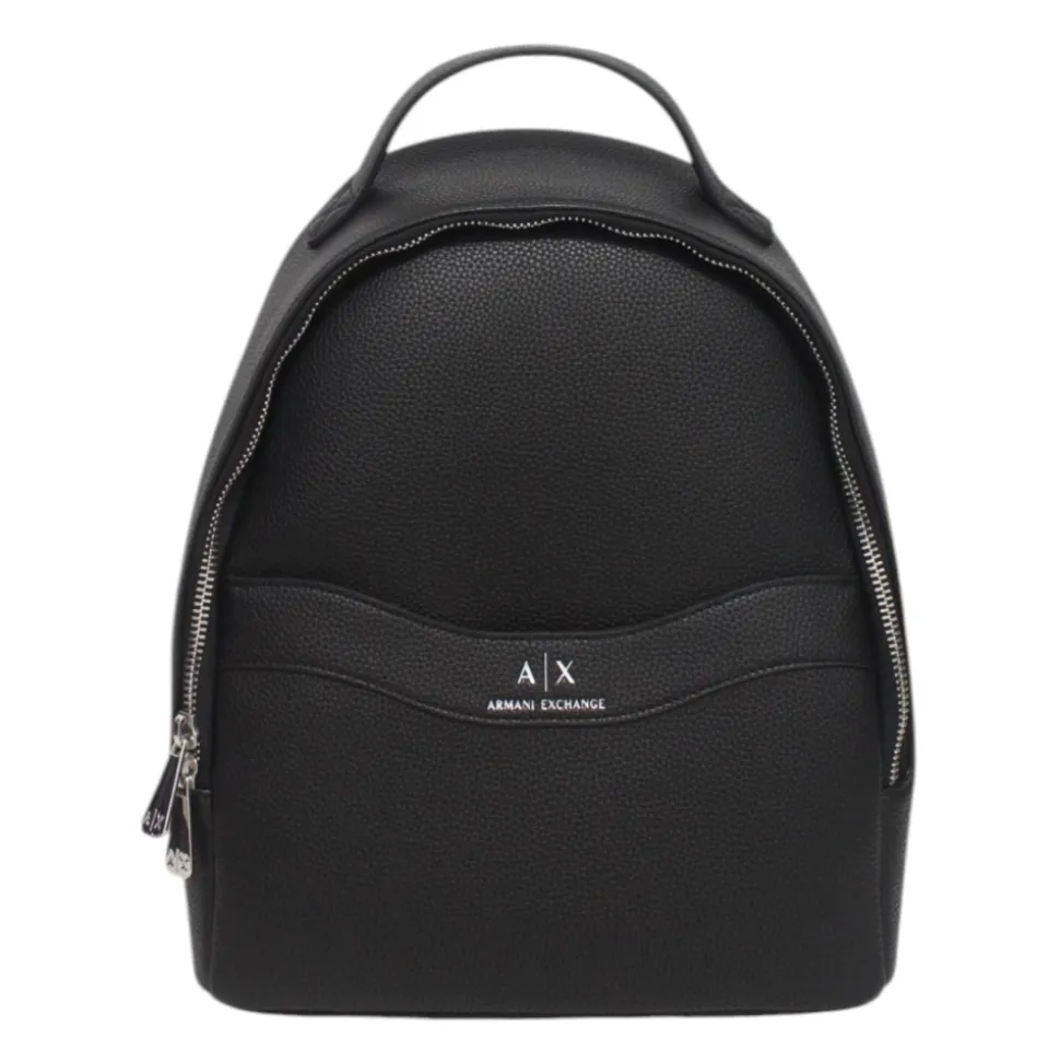 Damenrucksack aus Kunstleder mit Vordertasche