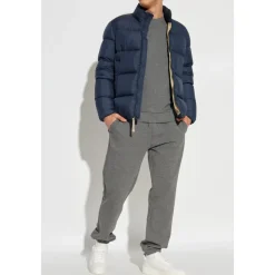 Daunenjacke mit Stehkragen
