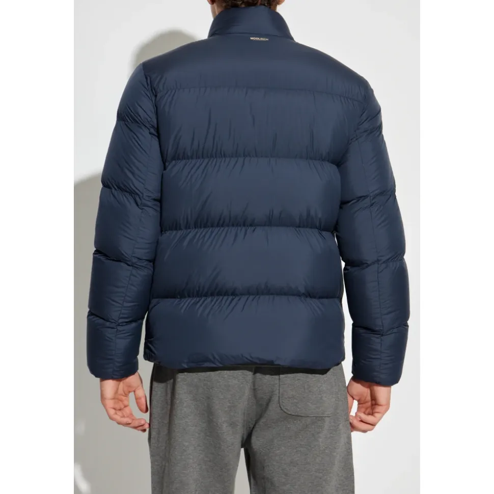Daunenjacke mit Stehkragen