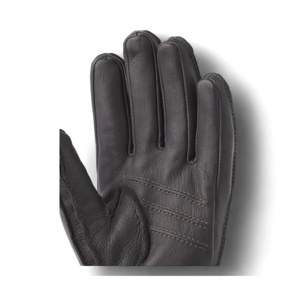 Deerskin Primaloft Rib Handschuhe, Dunkelbraun