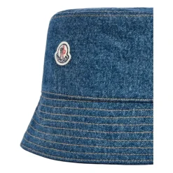 Denim Bucket Hat im lässigen Stil