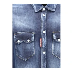 Denim Hemd mit Klassischem Kragen
