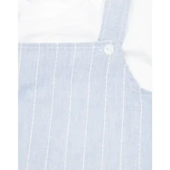 Denim Overall mit T-Shirt Set