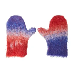 Dégradé Strickhandschuhe mit Logo Jacquard