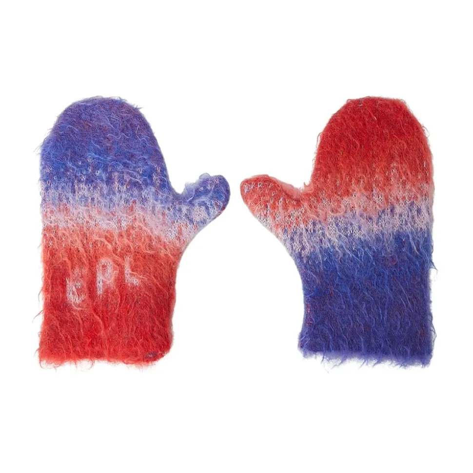 Dégradé Strickhandschuhe mit Logo Jacquard