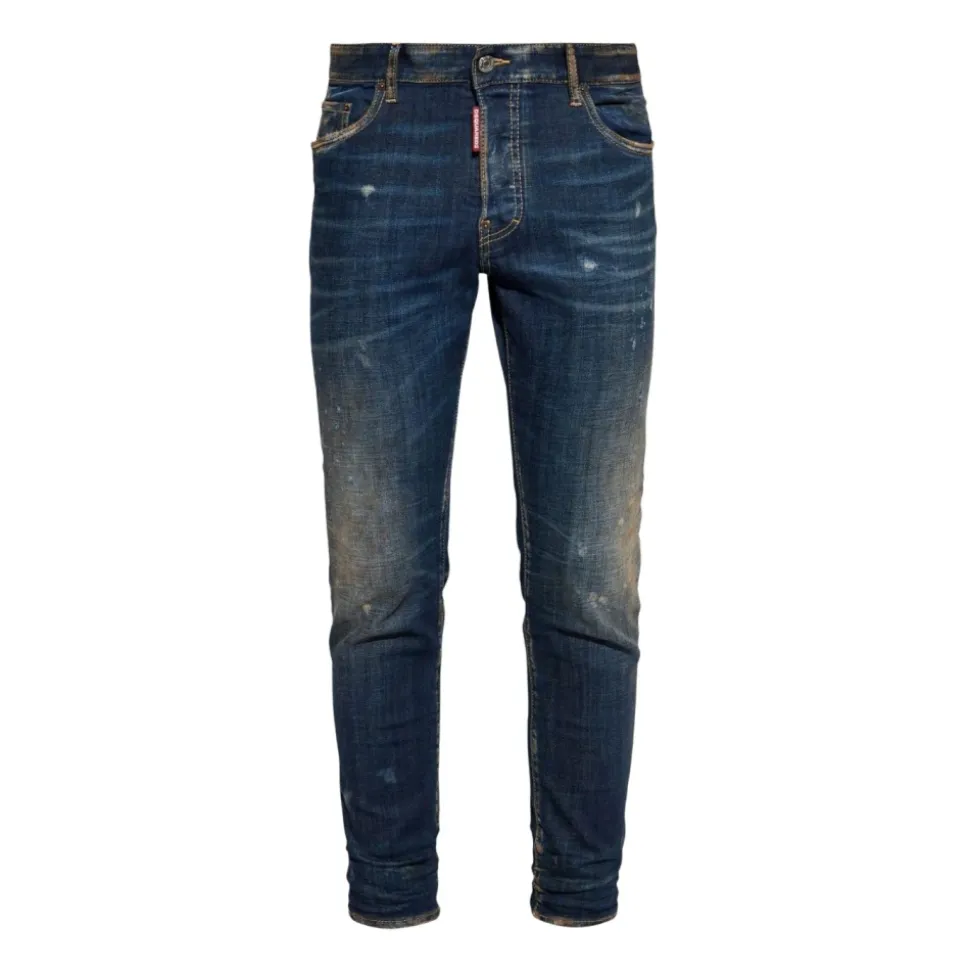 Distressed Skinny Skater Jeans