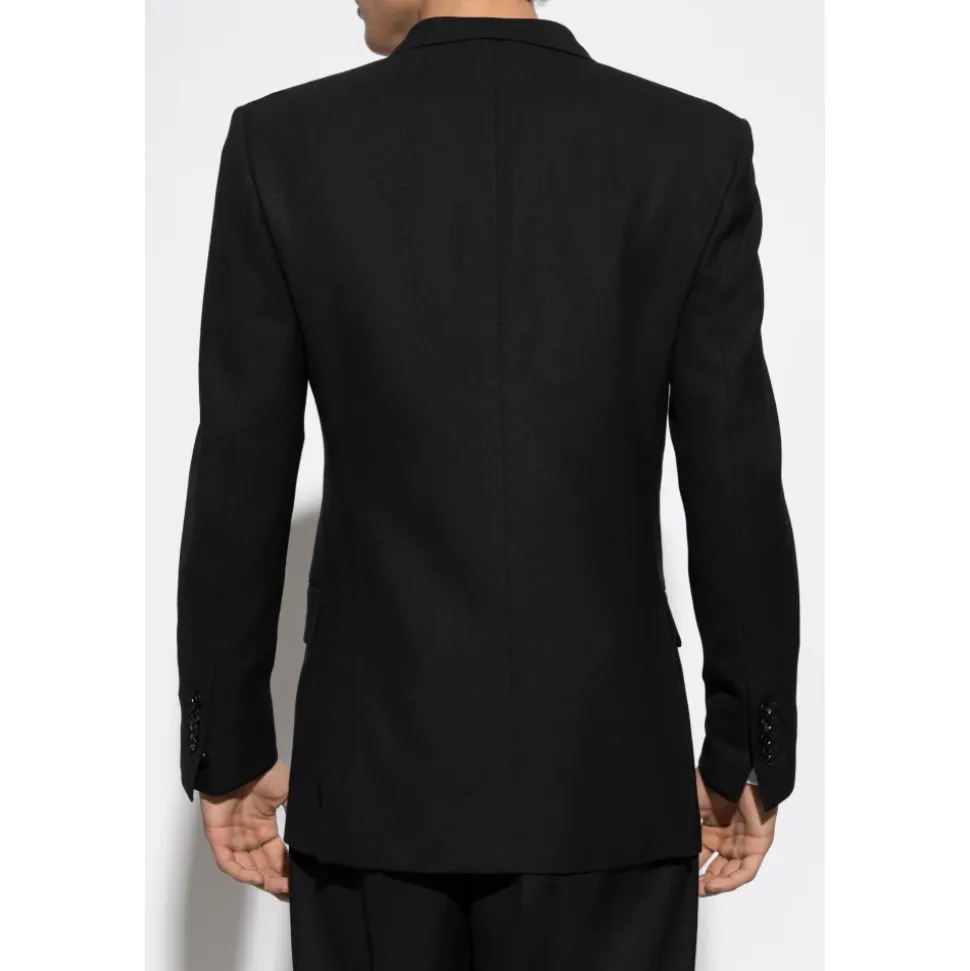 Doppelreihiger Blazer mit doppeltem Schlitz