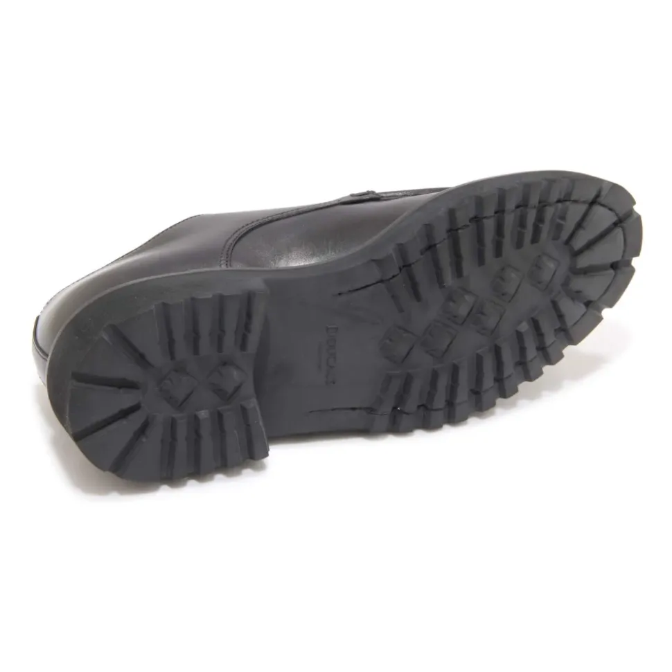 Doppel-Schnallen Business Schuhe Italienisches Design Schwarz