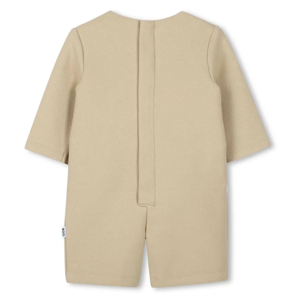 Doppelseitiger Jersey Piqué Overall