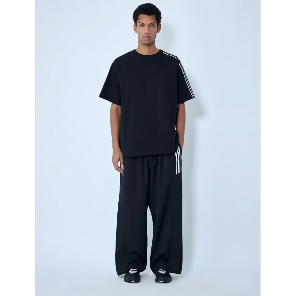 Drawstring Wide-Leg Hose
