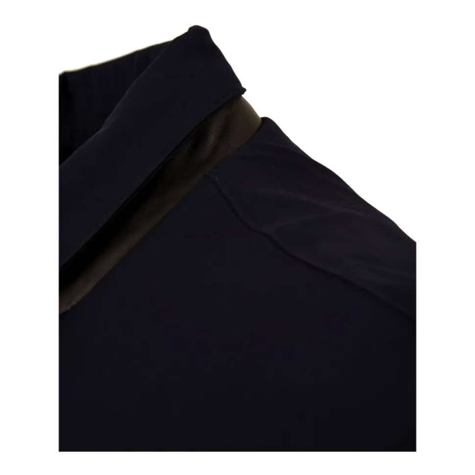 Dunkelblauer TEBALDO-KN Modell Mantel