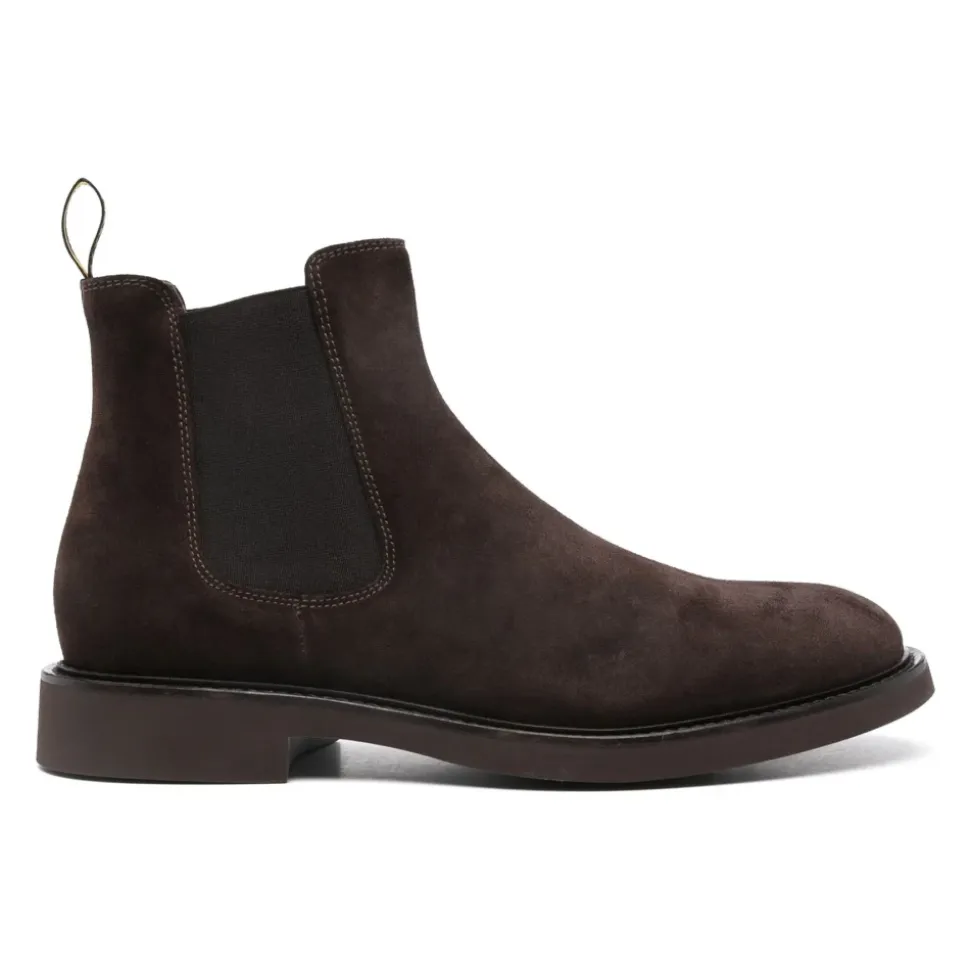 Dunkelbraune Wildleder Beatles Stiefeletten