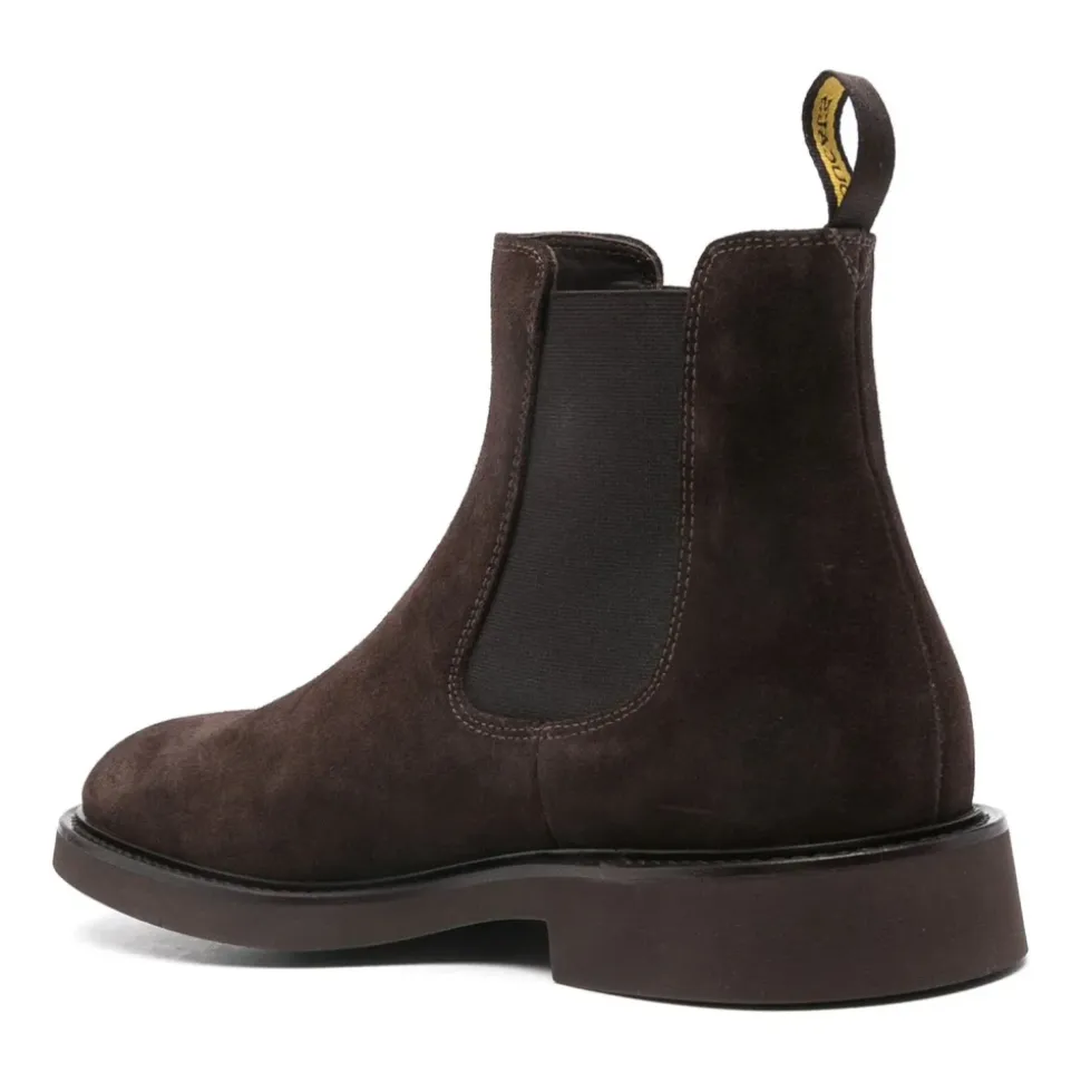 Dunkelbraune Wildleder Beatles Stiefeletten