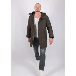Eco Tech Parka in Dunklem Schlamm