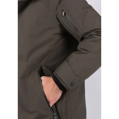 Eco Tech Parka in Dunklem Schlamm