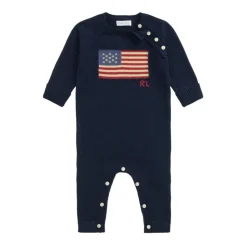 Einteiliger Overall mit Flaggenmuster