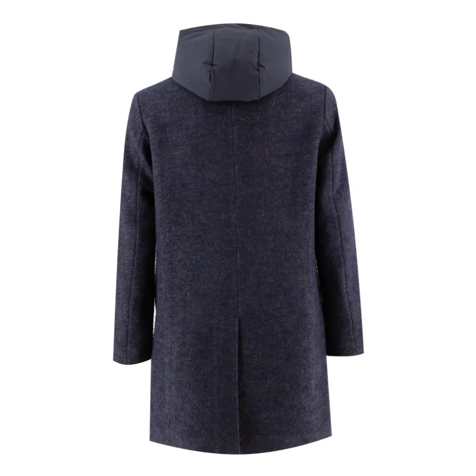 Elegant Coat-Style Jacket with Zip Fastening