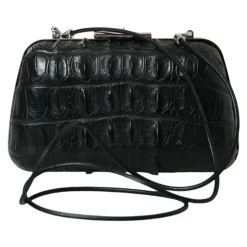 Elegante Abend-Clutch aus Krokodilleder
