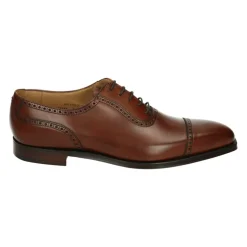 Elegante Cognac Leder Business Schuhe